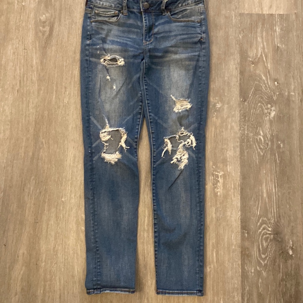 AE skinny super stretch x size 8 jeans
